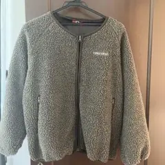 CONVERSE ボアジャケット グレー