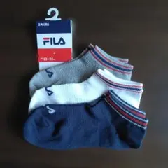 【FILA ソックス 3足セット/快適メッシュ編み】 23-25cmのサムネイル
