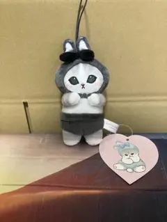 ブラック mofusand うさにゃんマスコット