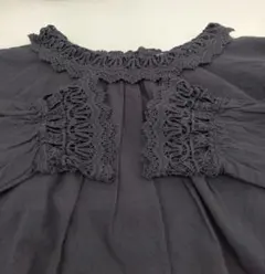 サマンサモスモス　タグ付き新品未使用品レース襟ブラウス