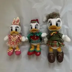 デイジー ウッドチャック クリスマス　イースター　ぬいぐるみバッジ　3点セット
