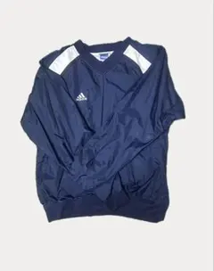adidas ナイロン プルオーバー ネイビー ジャージ ウインドブレーカー