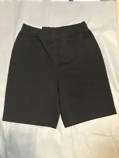 【新品】ユニクロC スウェットワイドショーツ　ブラックLサイズ