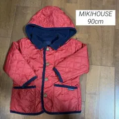 MIKIHOUSE 赤 キルティングアウター　ベビー　90