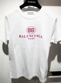 新品 BALENCIAGA BB ロゴ tee Tシャツ ホワイト バレンシアガのサムネイル