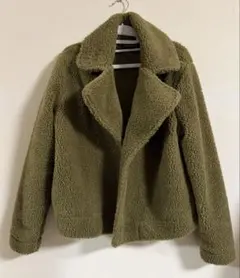 【美品】Banana Republic ショート丈 ボアジャケッ ト カーキ