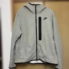 【美品】NIKE テックフリース フルジップパーカー グレー　希少サイズXXL
