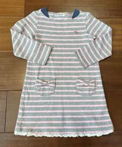 Hot Biscuits mikihouse 長袖 ワンピース 100 中古品のサムネイル