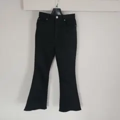 MOUSSY MVS FLARE ブラック デニム