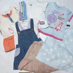 90cm　95cm　夏物　女の子　7枚　まとめ　Tシャツ　スカート　Youpil