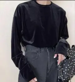 COUDRE ベロアクロップドロンT 金子綾