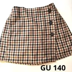 GU ショートパンツ　ミニスカート　140