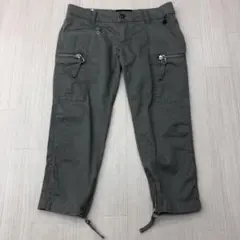 y2k DIESEL ディーゼル ストレッチ クロップド パンツ 7分丈 27のサムネイル