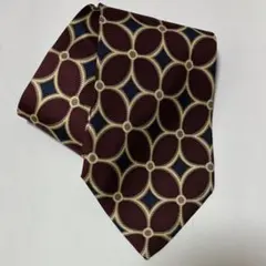 美品 JAMES HANT ネクタイ 幾何学模様　絹