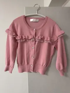 tocco closet ピンク フリル カーディガンのサムネイル