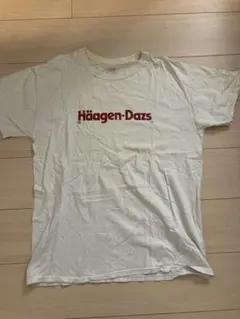 激レア ハーゲンダッツ Haagen Dazs Tシャツ 古着 パープル L相当 