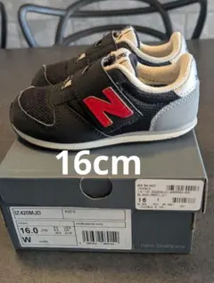 ニューバランス黒16cm