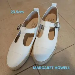 マーガレット・ハウエル アイデア　本革ジュードソールサンダル　白