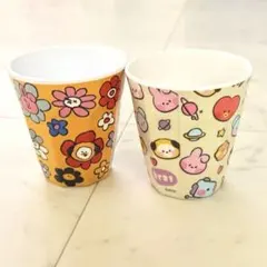 BT21 メラミンカップ 2個セット　BTS