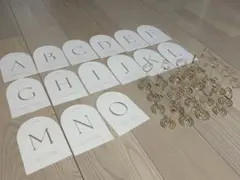 テーブルナンバーカードセット　スタンド付き