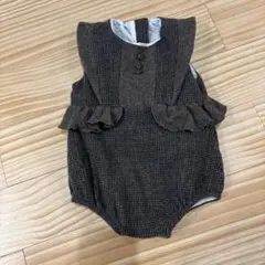 babytriana グレー フリル付きロンパース 90cm - メルカリ