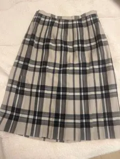 EASTBOY チェック柄 プリーツスカート 9号