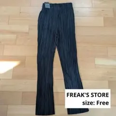 FREAK'S STORE プリーツパンツ ブラック Fのサムネイル