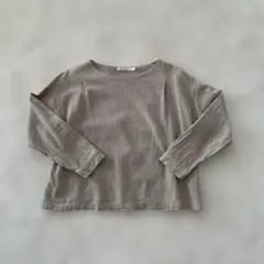 SUN VALLEY 綿麻　長袖カットソーM