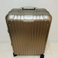 【美品】RIMOWA アルミ 機内持ち込み可 キャリーケース 正規品 付属品あり