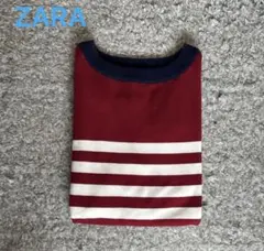 ZARA ストライプ 長袖ニット M