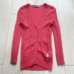 Blumarine ブルマリン カーディガン メッシュ シースルー リブニットのサムネイル