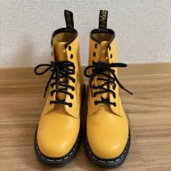ドクターマーチン　Dr.Martens 8ホール　UK4 黄色　イエロー