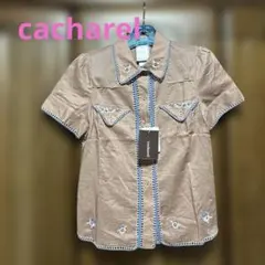 【新品タグ付】cacharel 刺繍　編み込み　ブラウス　Y2Kのサムネイル