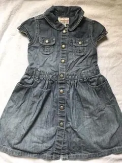 110cm  GAP 半袖デニムワンピース