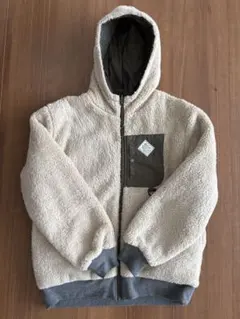 KRIEF MAYER ボアジャケット　リバーシブル　ベージュ×カーキ