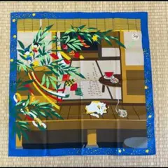 新品風呂敷 三毛猫みけのゆめ日記 七夕 50cm シャンタン 綿100% 日本製のサムネイル