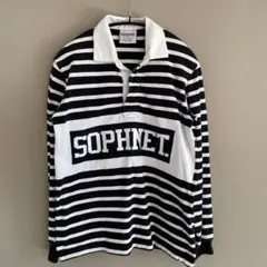 【SOPHNET.】barbarianコラボ ラガーシャツ