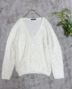 【未使用】Kastane ループ編みニットカーディガン オーバーサイズ