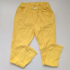 ロングパンツ イエロー 130cmウエストゴムのサムネイル