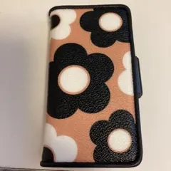 マリークワントデイジーモバイルケースfor iPhone7/8/SE2キャメル