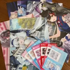 ローソン　ホロライブ　クリアファイル　全6種　クリアシート　全6種