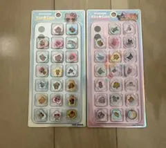 サンリオ　キラコロおはじきシール 2種セット　日焼けキティ