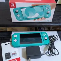 Nintendo Switch Lite ターコイズ 本体　中仕切り無し