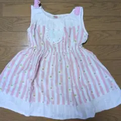 【美品】Souris ノースリーブワンピース 120