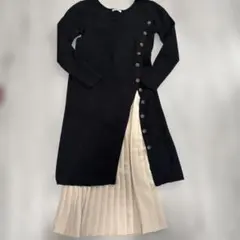 春　ニットワンピース