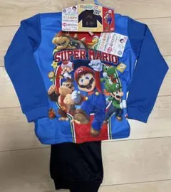 光る パジャマ スーパーマリオ USJ 新品 130 長袖 子供服 キャラクター