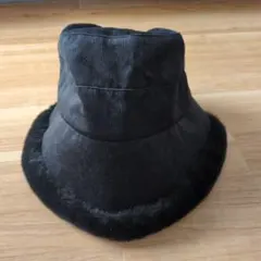 冬用　ファー付き帽子