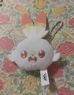 ポケットモンスター　ポケピース　ヒバニー ボールチェーン付き　フェイスマスコット