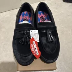 Vans ブラック スリッポン タッセル付き