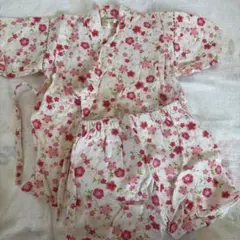 甚平 サイズ90 花柄